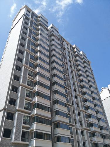 銅煤一號(hào)住宅小區(qū)牡丹園1#、2#、3#樓順利交工