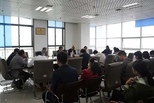 設(shè)計研究院認真?zhèn)鬟_落實干部大會精神