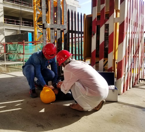 喜迎“雙節(jié)”歡樂多  應急演練忙不停