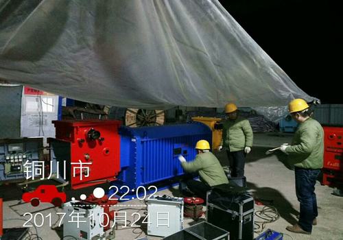 設(shè)備租賃中心連夜組織設(shè)備檢測驗收為項目施工提供強有力的后勤保障