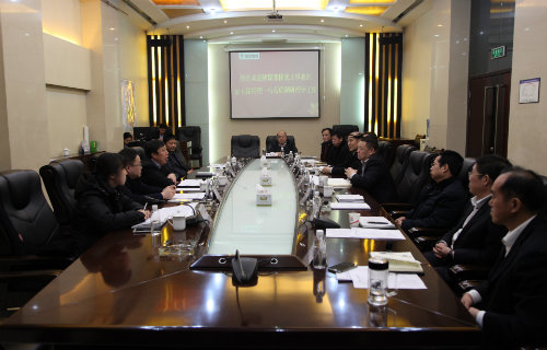 陜煤集團化工事業(yè)部到建設集團調(diào)研指導工作