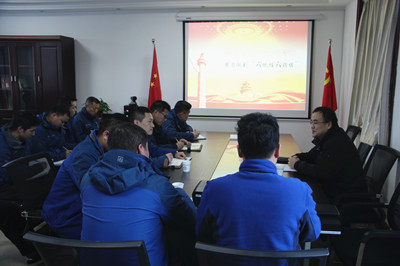 建設(shè)集團(tuán)宣傳團(tuán)成員深入漢中分公司深入宣講十九大精神