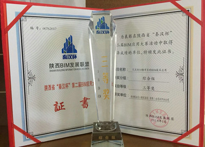 漢中分公司喜獲陜西省“秦漢杯”BIM應(yīng)用大賽綜合組三等獎(jiǎng)