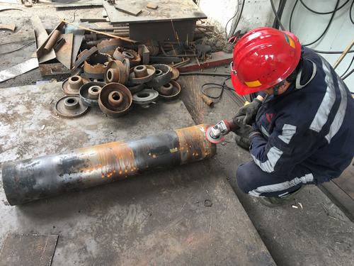 洗選煤運營公司檸條塔項目部廢舊托輥“重獲新生”