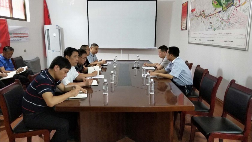 寧興剛、贠公法蒞臨210國道完善工程川耀PPP項(xiàng)目檢查指導(dǎo)工作