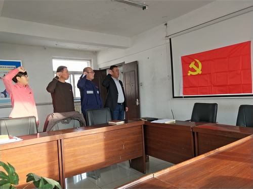 陜煤建設(shè)集團(tuán)洗選煤運營公司檸條塔運營項目部黨支部開展“憶初心、明職責(zé)、當(dāng)先鋒”主題黨日活動