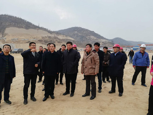 陜西省國資委、陜煤集團(tuán)領(lǐng)導(dǎo)蒞臨天工公司項(xiàng)目檢查工作