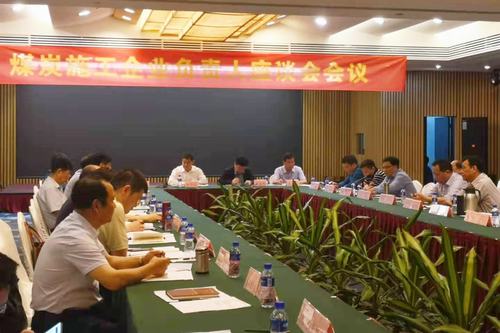 王明智參加煤炭施工企業(yè)負責(zé)人座談會