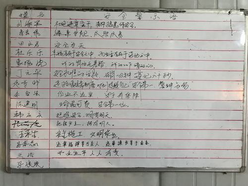 陜煤建設(shè)洗選煤運(yùn)營(yíng)公司紅柳林洗煤廠(chǎng)項(xiàng)目部檢修班開(kāi)展“人人守安全說(shuō)警句”活動(dòng)