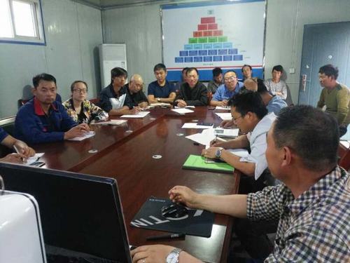 陜煤建設韓城分公司五個產(chǎn)品倉滑模施工按期完成受嘉獎