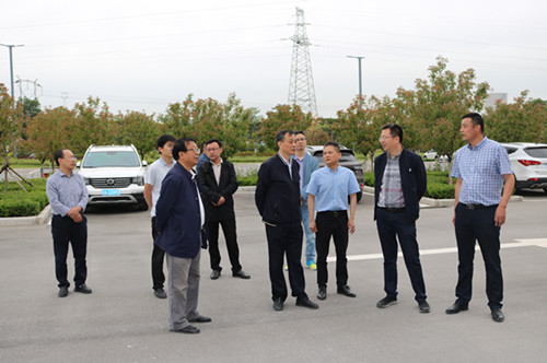 陜西省公路局副局長劉孟林蒞臨川耀PPP項目檢查指導(dǎo)工作