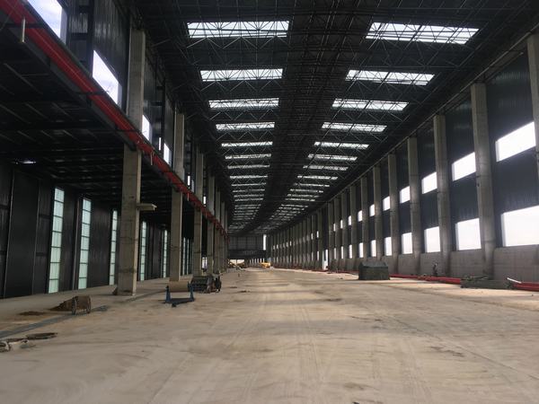 陜煤建設(shè)韓城分公司郭家灣集運(yùn)站儲煤棚工程1#、2#儲煤棚主體結(jié)構(gòu)工程順利完工