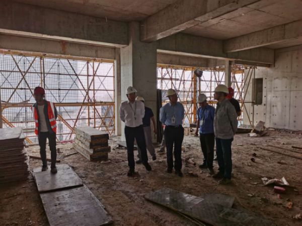 陜西煤業(yè)化工技術(shù)研究院副院長宗益濱一行深入陜煤研究院項目檢查指導(dǎo)工作