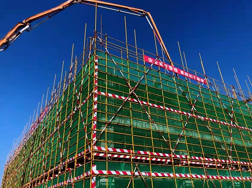 陜煤建設(shè)綠宇公司：承建的神渭管運富余煤漿應(yīng)用工程1#倒班樓順利通過主體驗收