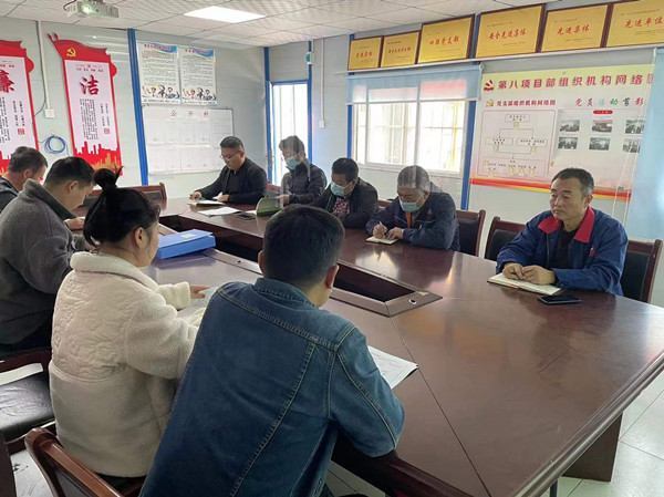 陜煤建設渭南分公司第八項目部加強疫情防控 確保安全生產