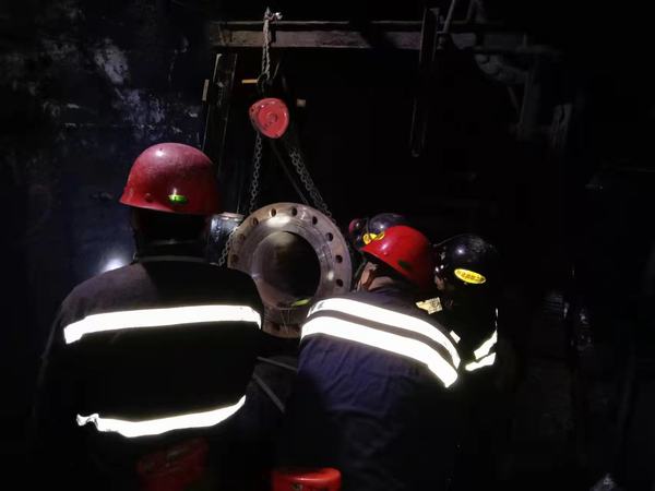 陜煤建設(shè)韓城分公司安裝四項目部：井下600米的新春堅守