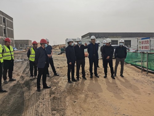 陜西省發(fā)改委督導(dǎo)檢查組蒞臨陜煤建設(shè)路橋分公司榆陽煤炭物流園區(qū)項目調(diào)研