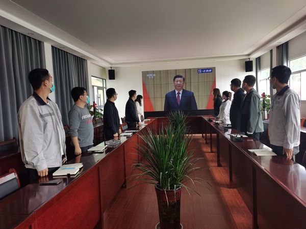 陜煤建設(shè)天工公司：慶祝青年團成立100周年，看直播  銘初心