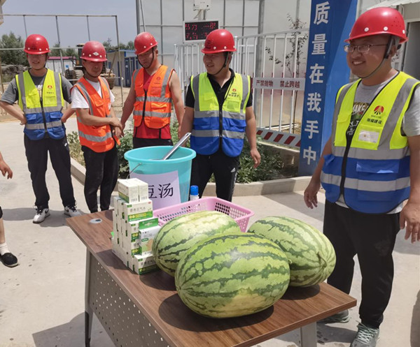 陜煤建設(shè)咸陽分公司第九項目部:不服“暑”，戰(zhàn)高溫