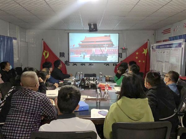 陜煤建設(shè)天工公司機(jī)電安裝第一黨支部開(kāi)展 “喜迎二十大盛會(huì)，嚴(yán)抓安全生產(chǎn)”主題黨日活動(dòng)