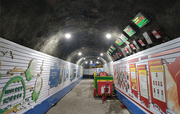 陜煤建設(shè)礦建三公司：打造井下巷道“風景線”