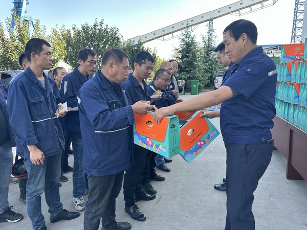 陜煤建設洗選煤運營公司澄合山陽運營項目部：中秋月圓齊歡慶，溫情關(guān)懷暖人心