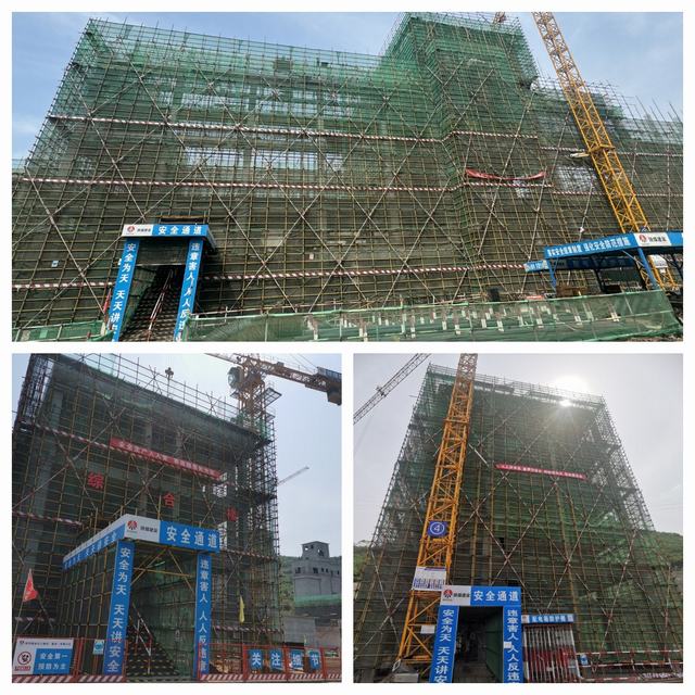 陜煤建設(shè)韓城分公司土建十一項(xiàng)目部：搶抓施工黃金季，多項(xiàng)工程喜封頂