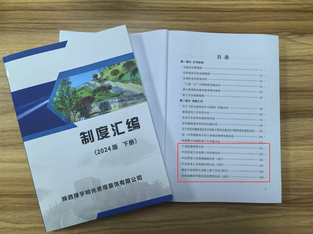 陜煤建設(shè)綠宇公司：嚴(yán)抓嚴(yán)管，強(qiáng)化干部管理效能