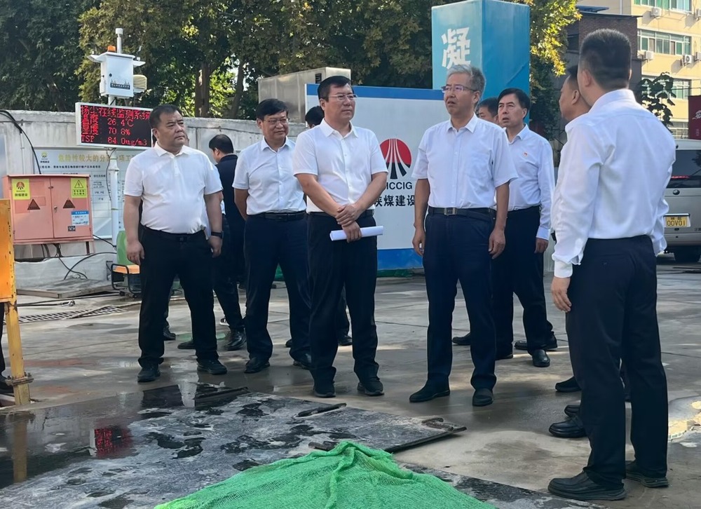 渭南市委副書記、市長陳曉勇一行蒞臨陜煤建設渭南分公司承建的梅園新村項目督導檢查工作