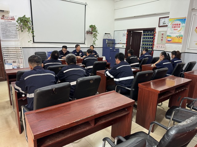 陜煤建設(shè)洗選煤運營公司澄合山陽運營項目部：節(jié)前亮劍行動，安全防線再加固