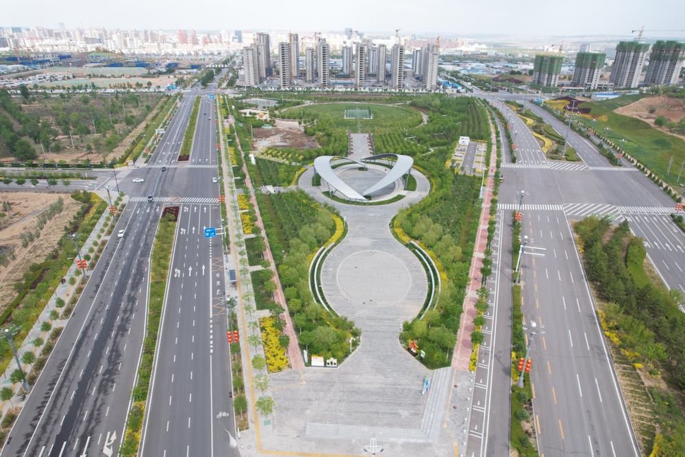 陜煤建設榆林公司承建的科創(chuàng)新城同慧公園項目順利通過竣工驗收