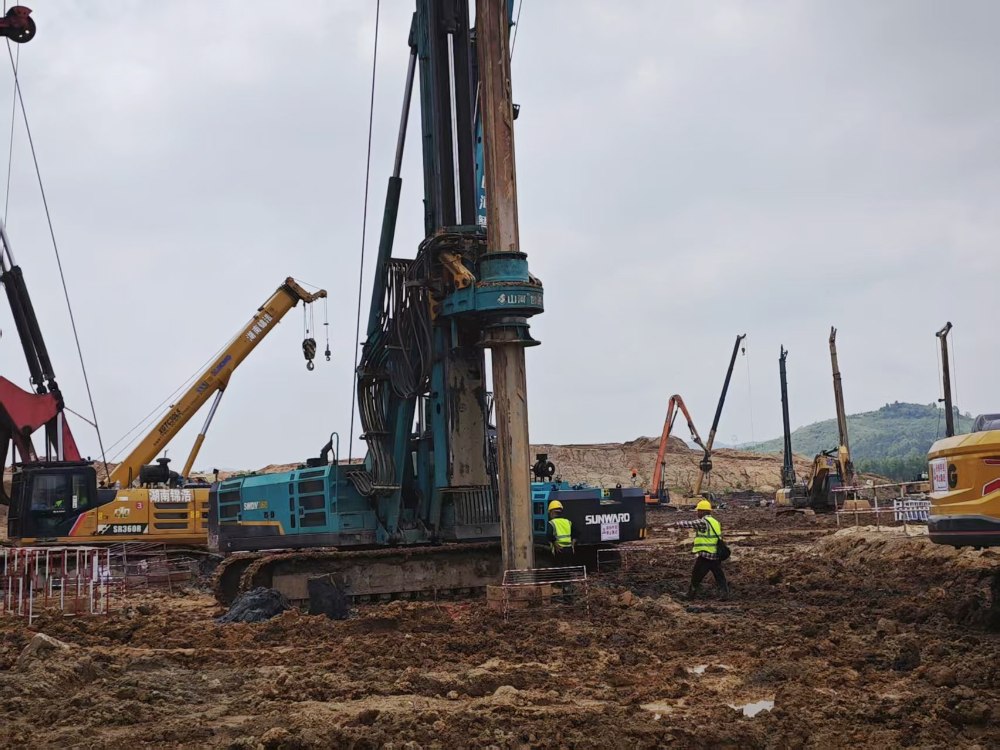 陜煤建設(shè)漢中分公司：陜煤電力上高2×1000MW清潔煤電擴(kuò)建項(xiàng)目樁基工程取得關(guān)鍵進(jìn)展