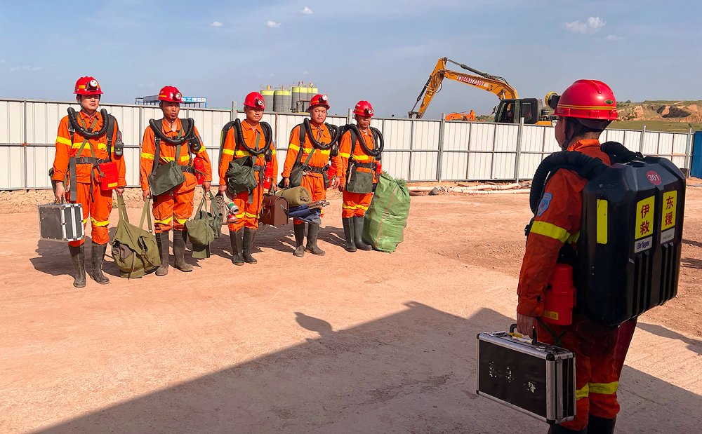 陜煤建設(shè)天工公司礦建六部：聯(lián)合演練筑防線，實戰(zhàn)檢驗提能力
