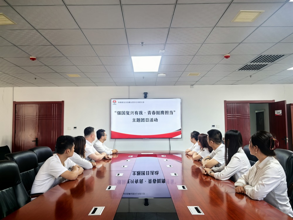 陜煤建設(shè)洗選煤運營公司團支部開展“強國復(fù)興有我?青春挺膺擔當”主題團日活動