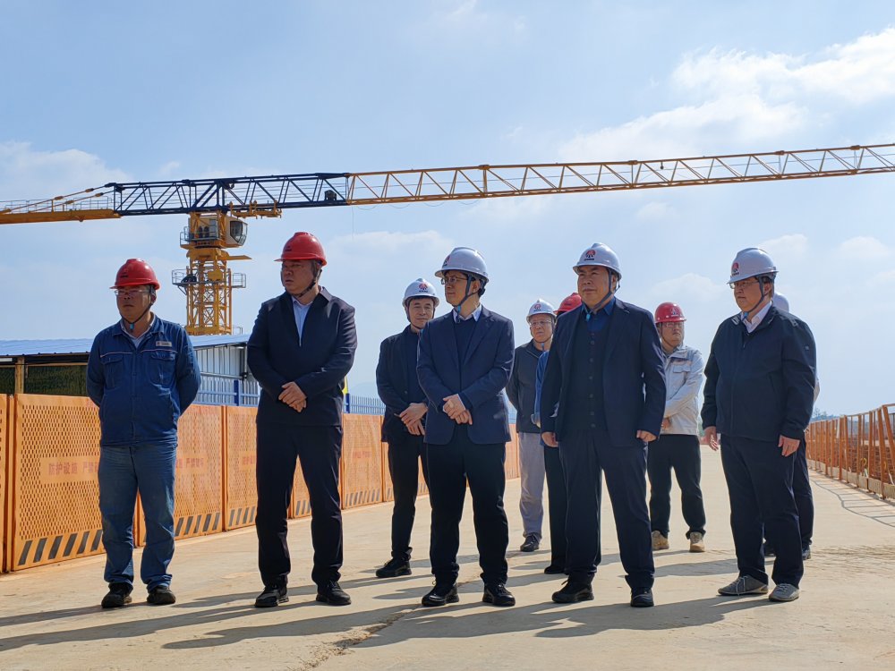 省紀(jì)委監(jiān)委駐陜煤集團紀(jì)檢監(jiān)察組組長、集團黨委委員、紀(jì)委書記閆恒光一行深入陜煤汨羅電廠項目調(diào)研指導(dǎo)工作