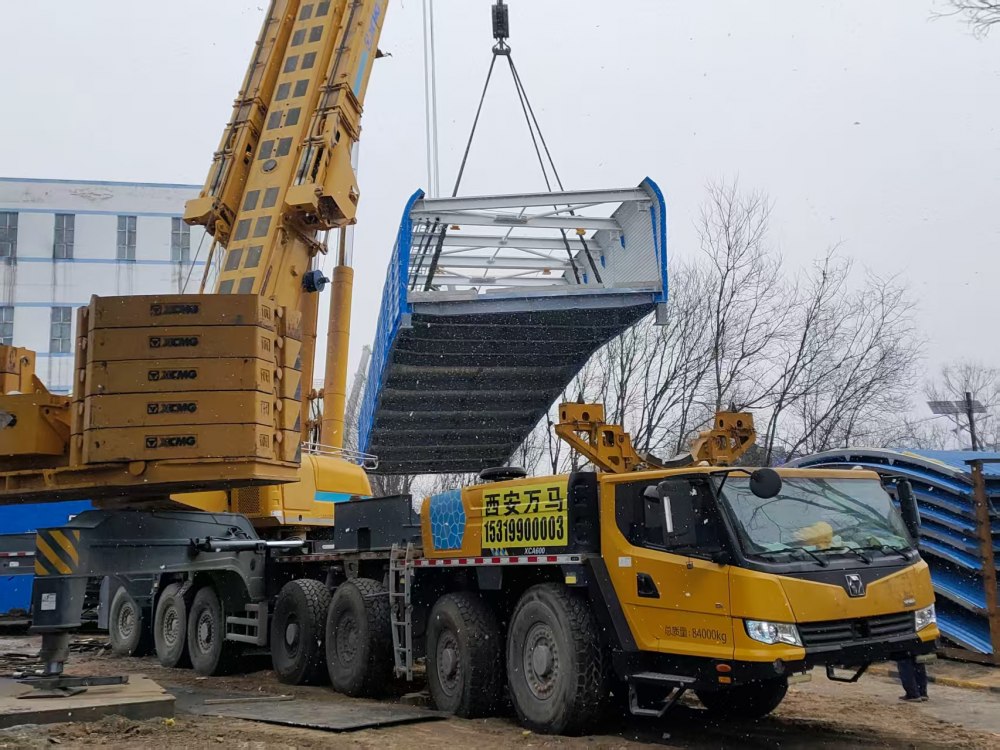 陜煤建設(shè)渭南分公司第三項(xiàng)目部：長虹貫雪迎新歲 雙橋擎起報(bào)佳音