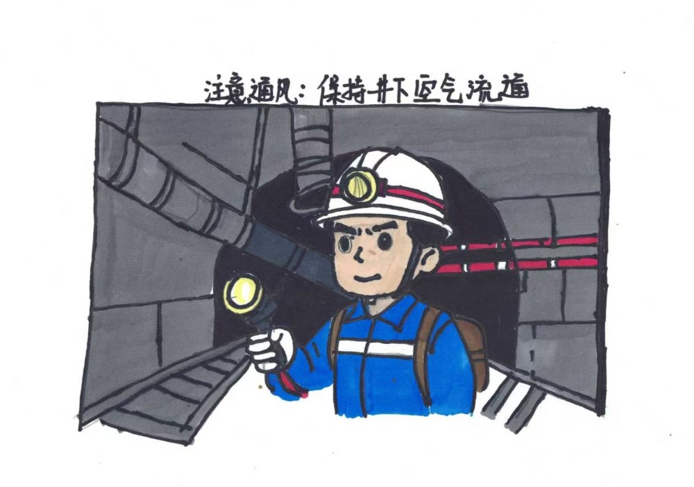 井下安全“四字訣”：通風(fēng)、滅火、逃生、提能