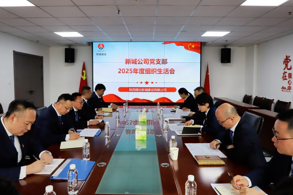 陜煤建設(shè)新城公司召開(kāi)2025年度組織生活會(huì)