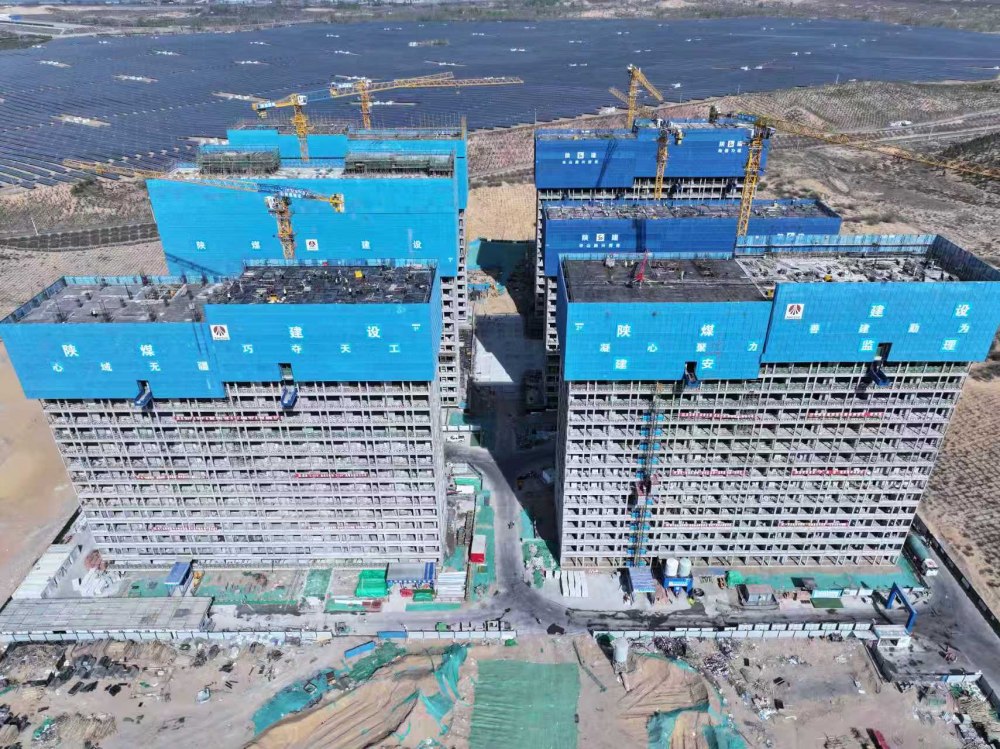 榆林化學倒班宿舍2#樓提前封頂，開啟項目交付新征程