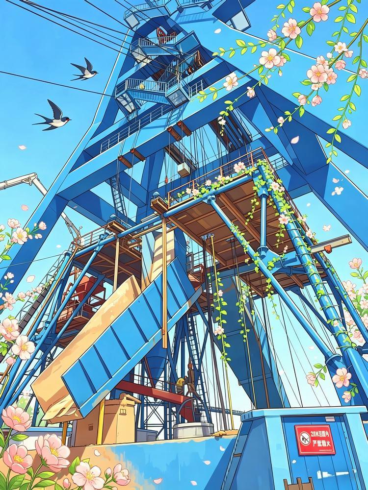 春風(fēng)拂過礦建工地